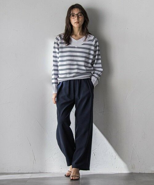 MAYSON GREY / メイソングレイ ニット・セーター | LEVITA Vネックドルマンニットプルオーバー | 詳細24