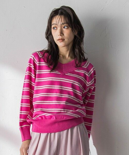 MAYSON GREY / メイソングレイ ニット・セーター | LEVITA Vネックドルマンニットプルオーバー | 詳細28