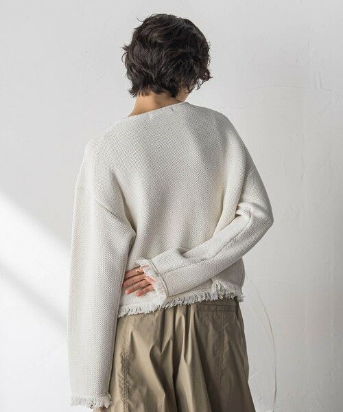 MAYSON GREY / メイソングレイ テーラードジャケット | デニムライクニットジャケット | 詳細3