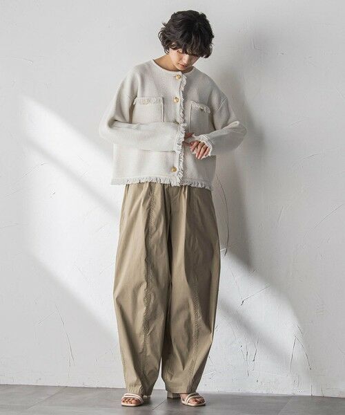 MAYSON GREY / メイソングレイ テーラードジャケット | デニムライクニットジャケット | 詳細4
