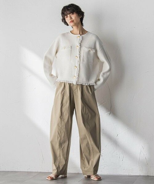 MAYSON GREY / メイソングレイ テーラードジャケット | デニムライクニットジャケット | 詳細5