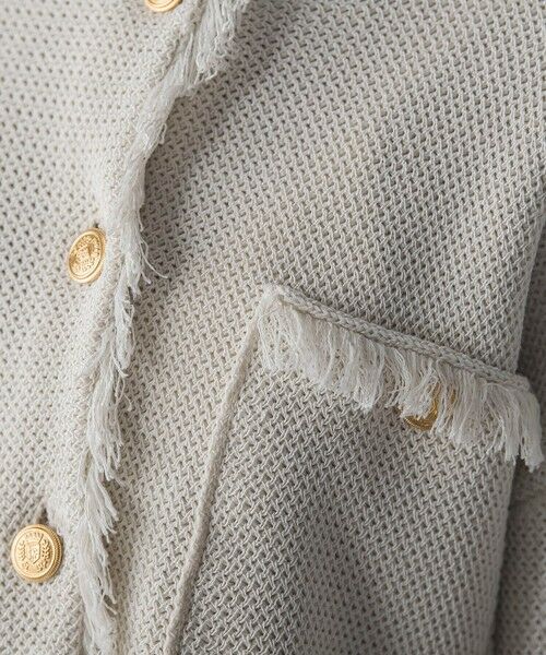 MAYSON GREY / メイソングレイ テーラードジャケット | デニムライクニットジャケット | 詳細7