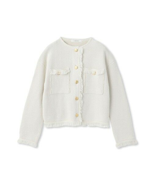 MAYSON GREY / メイソングレイ テーラードジャケット | デニムライクニットジャケット | 詳細8