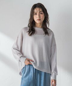 MAYSON GREY / メイソングレイ ニット・セーター | ペーパーブレンドルーズニットプルオーバー