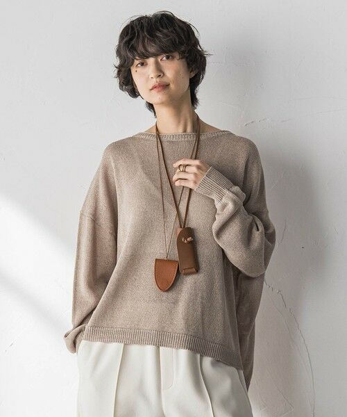 MAYSON GREY / メイソングレイ ニット・セーター | ペーパーブレンドルーズニットプルオーバー | 詳細1