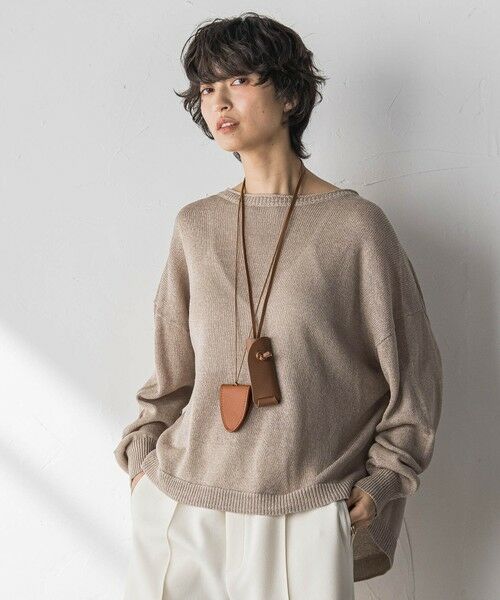MAYSON GREY / メイソングレイ ニット・セーター | ペーパーブレンドルーズニットプルオーバー | 詳細3