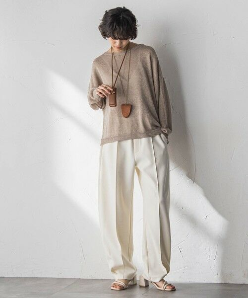 MAYSON GREY / メイソングレイ ニット・セーター | ペーパーブレンドルーズニットプルオーバー | 詳細4