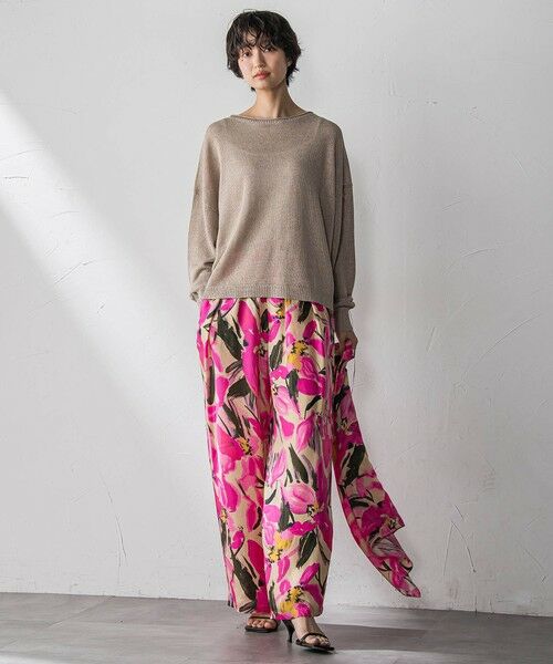 MAYSON GREY / メイソングレイ ニット・セーター | ペーパーブレンドルーズニットプルオーバー | 詳細9