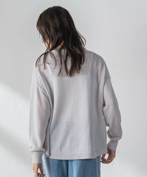 MAYSON GREY / メイソングレイ ニット・セーター | ペーパーブレンドルーズニットプルオーバー | 詳細10
