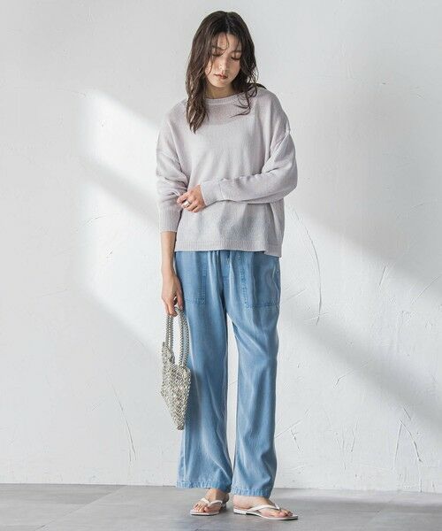 MAYSON GREY / メイソングレイ ニット・セーター | ペーパーブレンドルーズニットプルオーバー | 詳細13