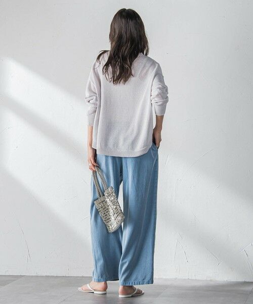 MAYSON GREY / メイソングレイ ニット・セーター | ペーパーブレンドルーズニットプルオーバー | 詳細15