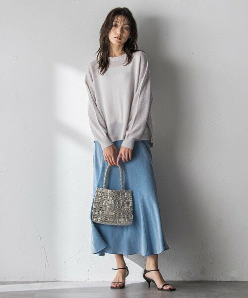 MAYSON GREY / メイソングレイ ニット・セーター | ペーパーブレンドルーズニットプルオーバー | 詳細16