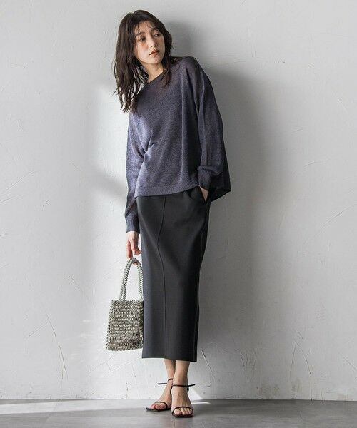 MAYSON GREY / メイソングレイ ニット・セーター | ペーパーブレンドルーズニットプルオーバー | 詳細22