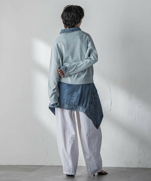 MAYSON GREY / メイソングレイ カーディガン・ボレロ | デニムレイヤード風ニットカーディガン | 詳細12