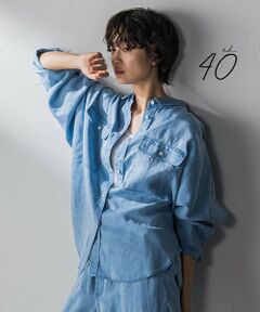 MAYSON GREY / メイソングレイ シャツ・ブラウス | 【40周年限定】カラーデニムドルマンシャツ