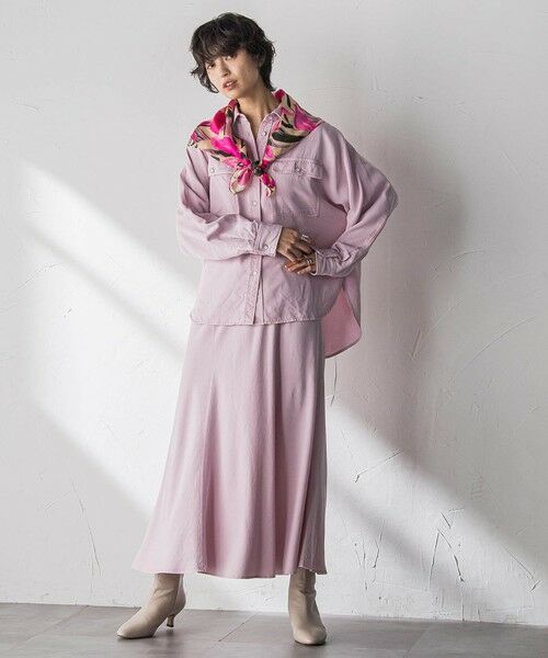 MAYSON GREY / メイソングレイ シャツ・ブラウス | 【40周年限定】カラーデニムドルマンシャツ | 詳細5