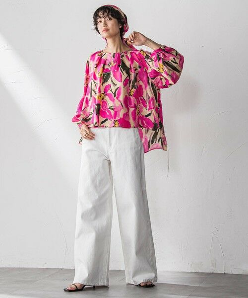 MAYSON GREY / メイソングレイ シャツ・ブラウス | IPEKERフラワープリントフレアブラウス | 詳細4