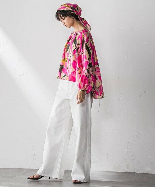 MAYSON GREY / メイソングレイ シャツ・ブラウス | IPEKERフラワープリントフレアブラウス | 詳細5