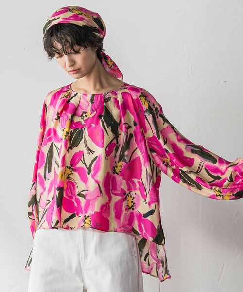 MAYSON GREY / メイソングレイ シャツ・ブラウス | IPEKERフラワープリントフレアブラウス（ピンク系その他）