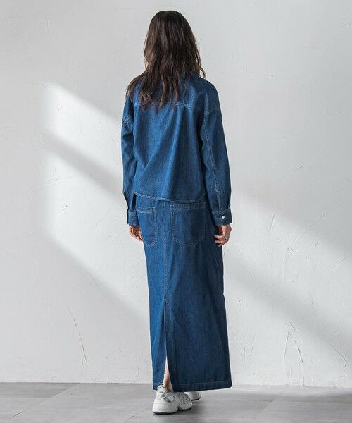 MAYSON GREY / メイソングレイ シャツ・ブラウス | ラウンドヘムデニムクロップドシャツ | 詳細6