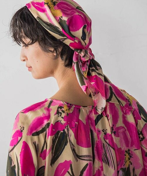 MAYSON GREY / メイソングレイ マフラー・ショール・スヌード・ストール | IPEKERフラワープリントスカーフ | 詳細2