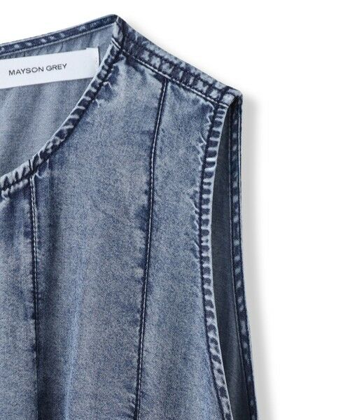 MAYSON GREY / メイソングレイ ロング・マキシ丈ワンピース | ゆれるデニムノースリーブワンピース | 詳細13