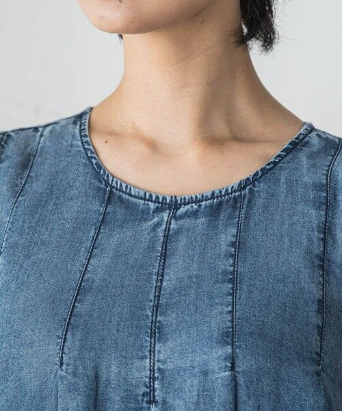 MAYSON GREY / メイソングレイ ロング・マキシ丈ワンピース | ゆれるデニムノースリーブワンピース | 詳細6