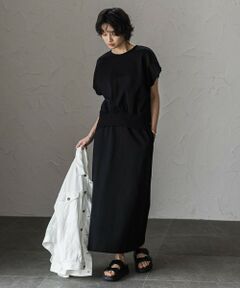 MAYSON GREY / メイソングレイ ロング・マキシ丈ワンピース | カーブヘムプルオーバースカートセットアップ