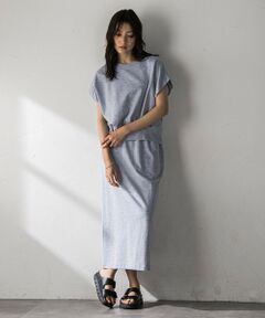 MAYSON GREY / メイソングレイ ロング・マキシ丈ワンピース | カーブヘムプルオーバースカートセットアップ