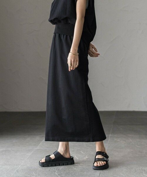 MAYSON GREY / メイソングレイ ロング・マキシ丈ワンピース | カーブヘムプルオーバースカートセットアップ | 詳細7