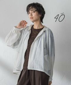 MAYSON GREY / メイソングレイ テーラードジャケット | 【40周年限定】シアースラブドロストフーディブルゾン