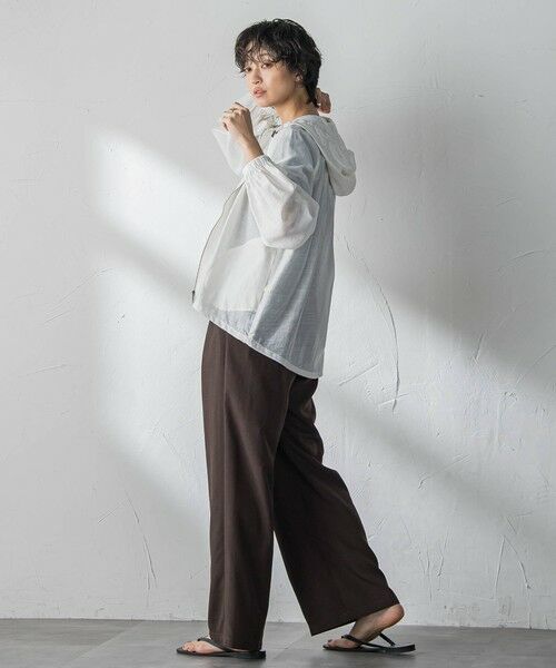 MAYSON GREY / メイソングレイ テーラードジャケット | 【40周年限定】シアースラブドロストフーディブルゾン | 詳細4