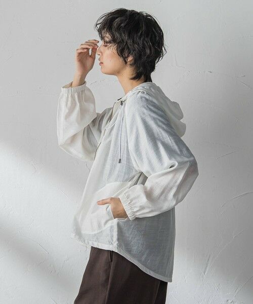 MAYSON GREY / メイソングレイ テーラードジャケット | 【40周年限定】シアースラブドロストフーディブルゾン | 詳細2