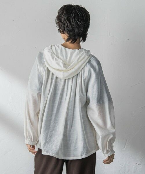 MAYSON GREY / メイソングレイ テーラードジャケット | 【40周年限定】シアースラブドロストフーディブルゾン | 詳細3