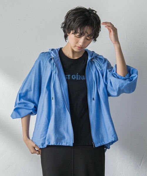 MAYSON GREY / メイソングレイ テーラードジャケット | 【40周年限定】シアースラブドロストフーディブルゾン | 詳細8