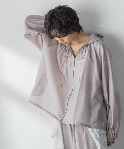 MAYSON GREY / メイソングレイ テーラードジャケット | 【40周年限定】シアースラブドロストフーディブルゾン | 詳細13