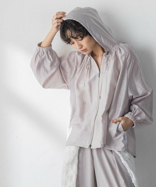 MAYSON GREY / メイソングレイ テーラードジャケット | 【40周年限定】シアースラブドロストフーディブルゾン | 詳細14