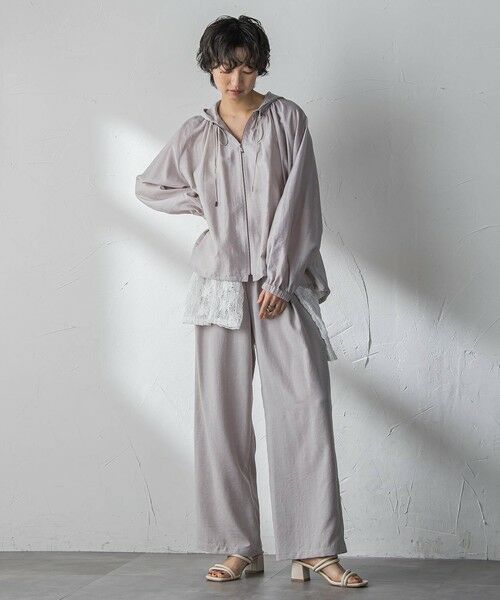 MAYSON GREY / メイソングレイ テーラードジャケット | 【40周年限定】シアースラブドロストフーディブルゾン | 詳細17