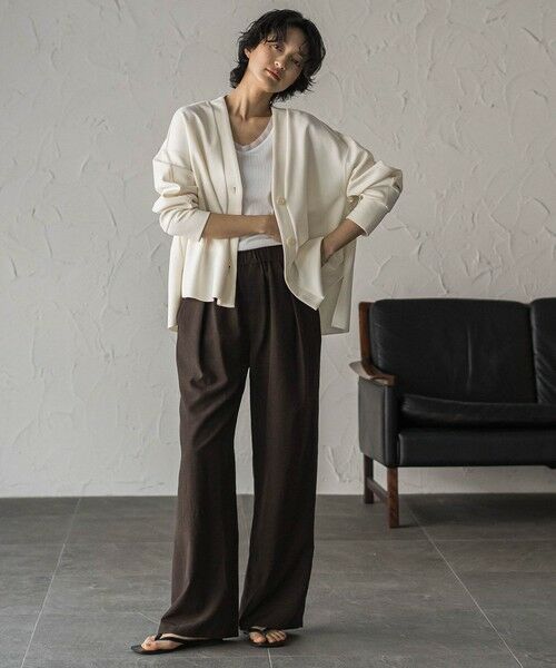 MAYSON GREY / メイソングレイ キャミソール・チューブトップ | シアーネックリブタンクトップ | 詳細5