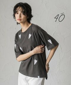MAYSON GREY / メイソングレイ カットソー | 【40周年限定】LOVE刺繍ルーズTシャツ
