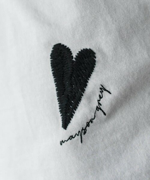 MAYSON GREY / メイソングレイ カットソー | 【40周年限定】LOVE刺繍ルーズTシャツ | 詳細11