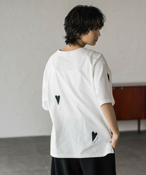 MAYSON GREY / メイソングレイ カットソー | 【40周年限定】LOVE刺繍ルーズTシャツ | 詳細3