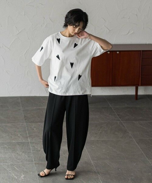 MAYSON GREY / メイソングレイ カットソー | 【40周年限定】LOVE刺繍ルーズTシャツ | 詳細5