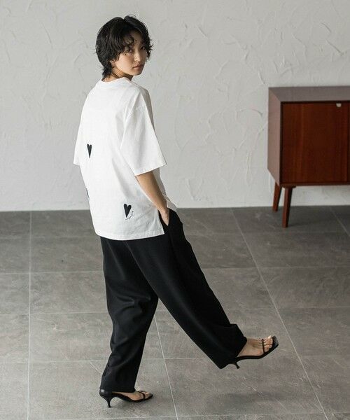 MAYSON GREY / メイソングレイ カットソー | 【40周年限定】LOVE刺繍ルーズTシャツ | 詳細8