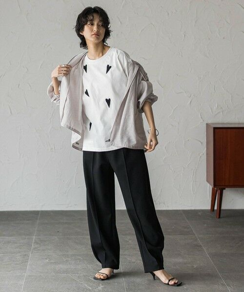 MAYSON GREY / メイソングレイ カットソー | 【40周年限定】LOVE刺繍ルーズTシャツ | 詳細9