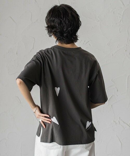 MAYSON GREY / メイソングレイ カットソー | 【40周年限定】LOVE刺繍ルーズTシャツ | 詳細14