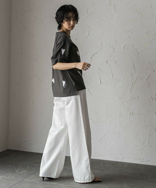 MAYSON GREY / メイソングレイ カットソー | 【40周年限定】LOVE刺繍ルーズTシャツ | 詳細16