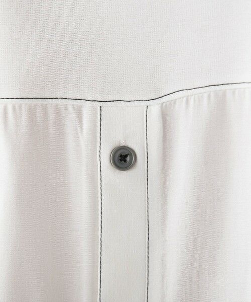 MAYSON GREY / メイソングレイ カットソー | ポンチローマBACK釦ドッキングプルオーバー | 詳細7