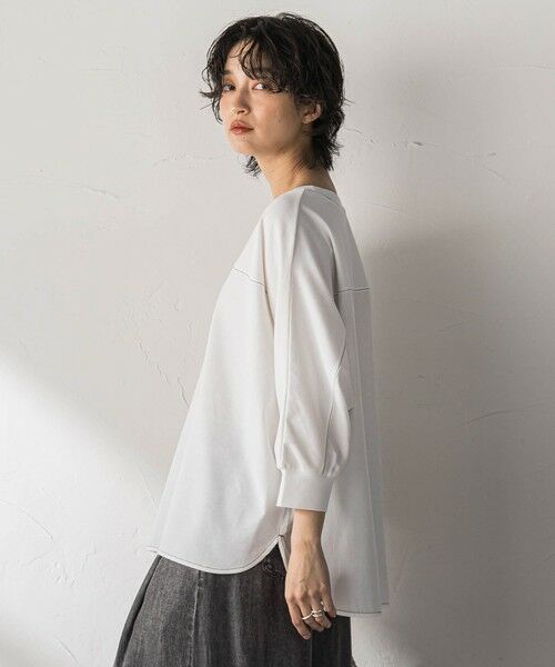 MAYSON GREY / メイソングレイ カットソー | ポンチローマBACK釦ドッキングプルオーバー | 詳細2