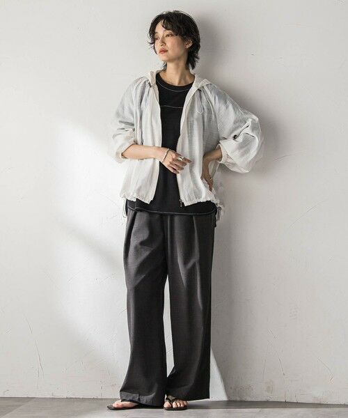 MAYSON GREY / メイソングレイ カットソー | ポンチローマBACK釦ドッキングプルオーバー | 詳細15